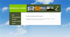 Desktop Screenshot of mountain-sport.ch