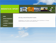 Tablet Screenshot of mountain-sport.ch